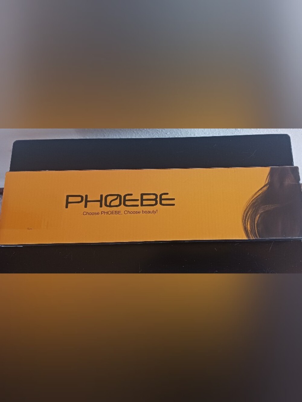 PHOEBE Curling Iron Brush 1 Inch Dual Voltage Ceramic Tourmaline Ionic Wand NIB